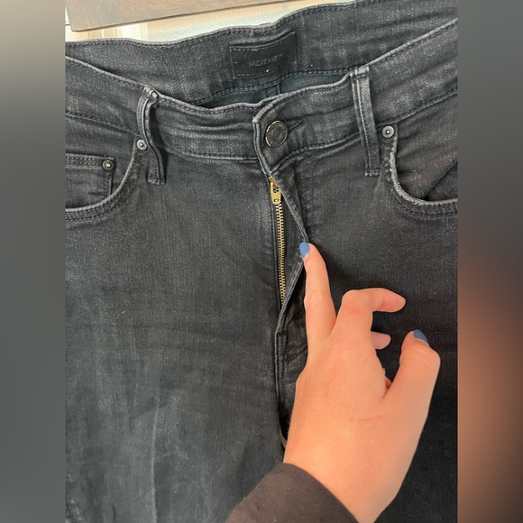 MOTHER Jeans Black Crop Flare size 29 - Picture 6 of 8